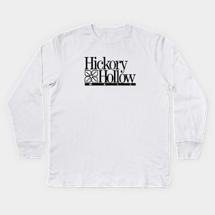 Hickory Hollow Mall (Black) Nashville | 90s Defunct Mall Kids Long Sleeve T-Shirt